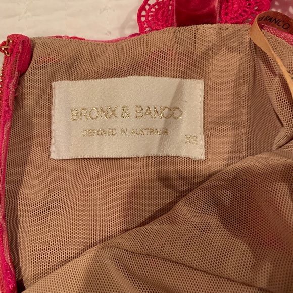 Bronx and Banco Eva midi Dress in Fuchsia - Picture 5 of 8